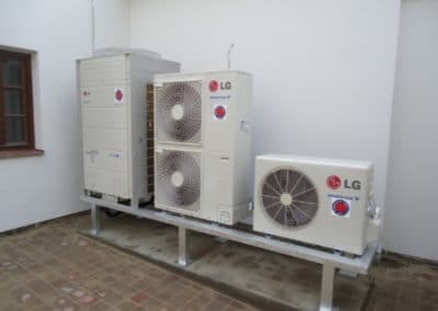 Realizace od Energostar Tábor - Muzeum Čokolády a Marcipánu v Táboře - klimatizování celé budovy - instalovaný výkon 45kW
