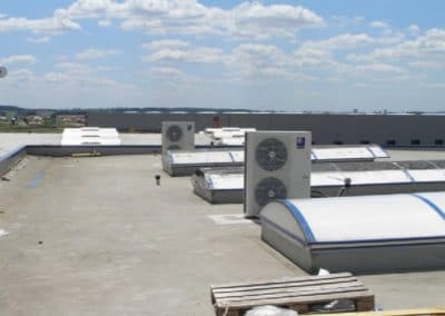 Realizace od Energostar Tábor - PURTEX - klimatizace výrobních hal