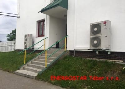 Realizace od Energostar Tábor - ELK Planá nad Lužnicí - klimatizace pro administrativní budovu